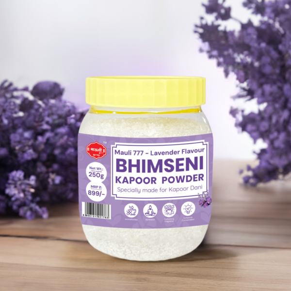 Mauli 777 Lavender 250g flavoured bhimseni kapor powder- 2