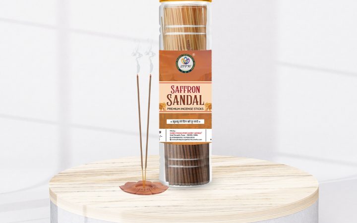 Shree Paras - Saffron Sandal Agarbatti 250g Jar